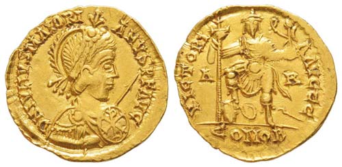 Maiorianus 457-461 Solidus, Arles, ... 