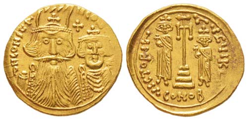 Constans II 641-668 Solidus, ... 