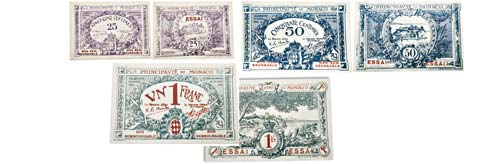 Monaco, Albert Ier 1889-1922 Trois ... 