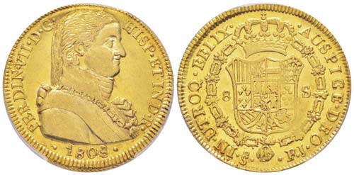 Chile, Ferdinand VII 1808-1833 8 ... 