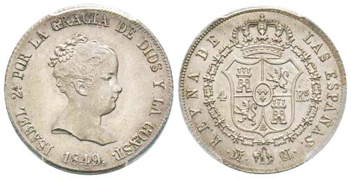 Espagne, Isabel II 1833-1868     4 ... 
