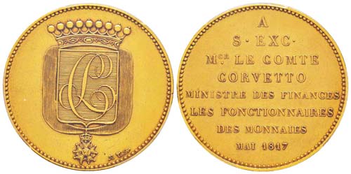 Louis XVIII, Module de 5 Francs ... 