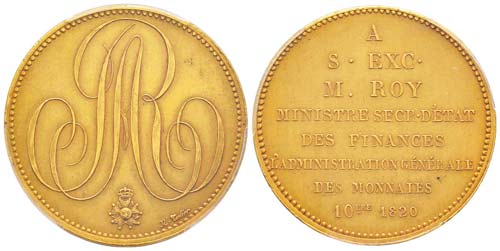 Louis XVIII, Module de 5 Francs, ... 