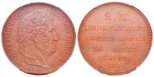 Louis Philippe I, Essai au module ... 