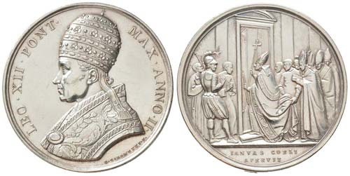 Leo XII 1823-1829 Médaille, 1825, ... 