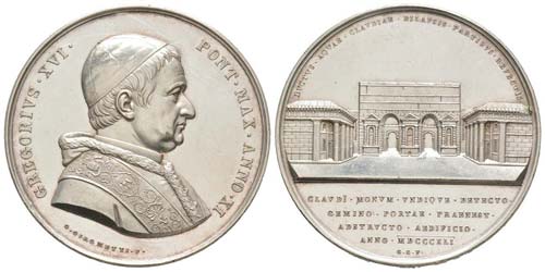 Gregorius XVI 1831-1846 Médaille ... 