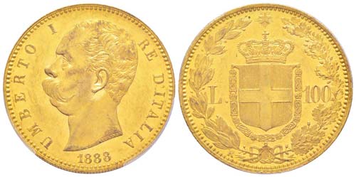 Umberto I 1878-1900  100 lire, ... 