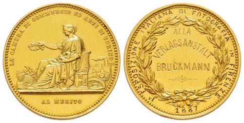 Umberto I 1878-1900  Médaille en ... 