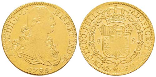 Mexico, Carlo IV 1788-1808 8 ... 