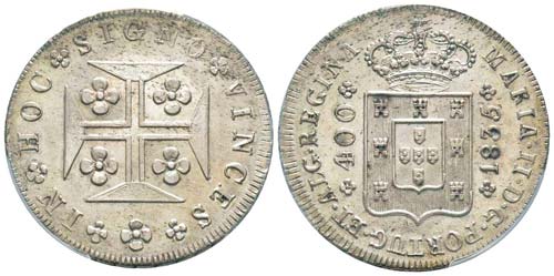 Portugal, Maria II 1834-1853 400 ... 