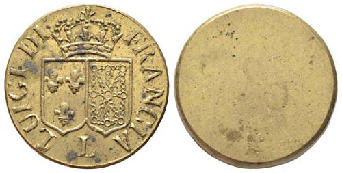 Peso monetario - Louis XVI ... 