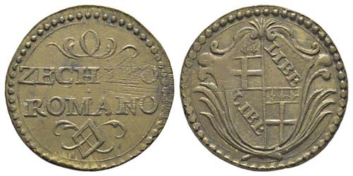 Peso monetario - Clemens XII ... 
