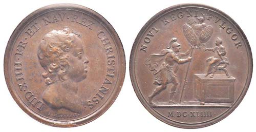 Médaille Bronze Louis XIIII, ... 