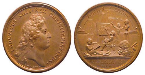 Médaille Bronze Louis XIV, 1667,  ... 