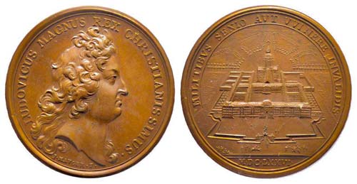 Médaille Bronze Louis XIV, Les ... 