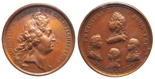Médaille Bronze Louis XIV, ... 