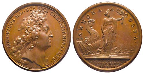Médaille Bronze Louis XIV, La ... 
