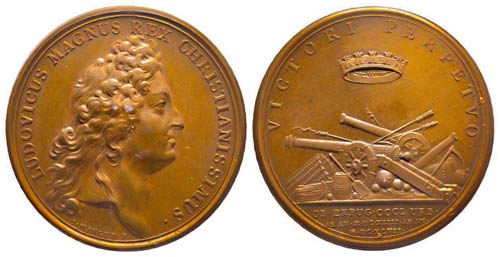 Médaille Bronze Louis XIV, Les ... 