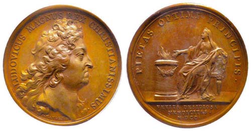 Médaille Bronze Louis XIV, Edit ... 
