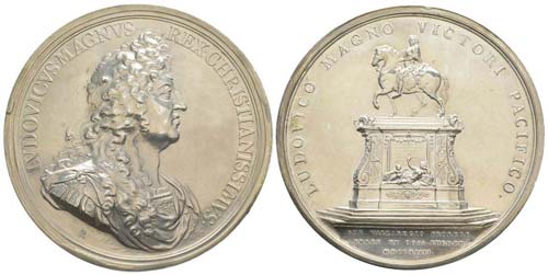 Louis XIV, Médaille en argent, ... 