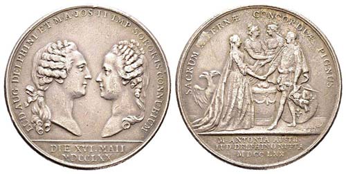 France, 1770, Médaille en argent, ... 