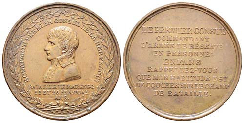 France, Médaille, Buonaparte ... 