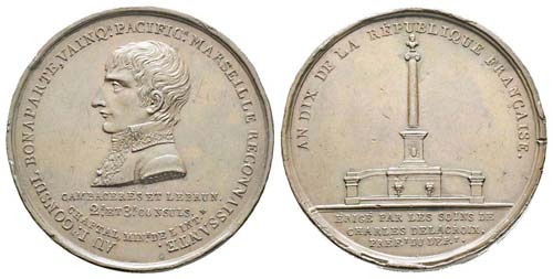 France, Consulat, 1802,  Médaille ... 