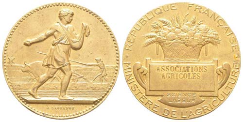 France, Médaille, 1902, bronze ... 