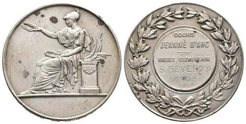 France, Médaille en argent, AG ... 