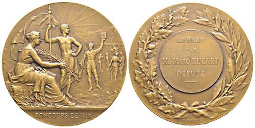 France, Médaille en bronze, ... 