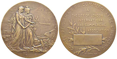 France, Médaille en bronze, 1903, ... 