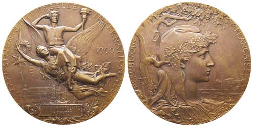 France, Médaille, Exposition ... 