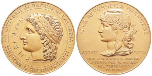 Italie, Médaille en bronze, ... 