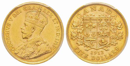 Canada, George V 1910-1936 USA, 5 ... 