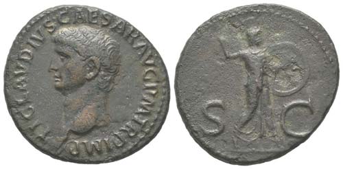 Claudius, 41 - 54 
As, Rome, ... 