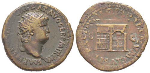 Nero 54 - 68
Dupondius, Rome, AE ... 