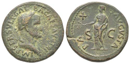 Galba 68 - 69
Dupondius, Rome, 68, ... 