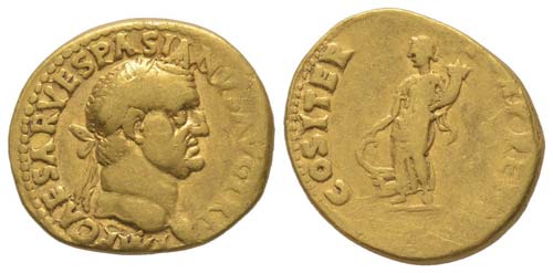 Vespasianus 69 - 79
Aureus, ... 