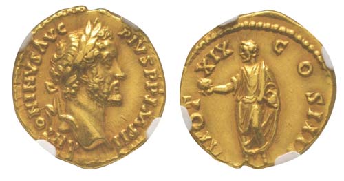 Antoninus Pius 138 - 161
Aureus, ... 