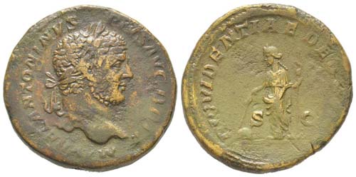 Caracalla 198 - 217
Sestertius, ... 