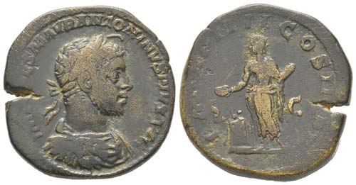 Elegabalus 218 - 222
Sestertius, ... 