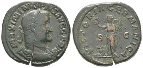 Maximinus I 235 - 238
Sestertius, ... 