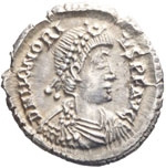 Romaines - Empire - Honorius 395-423 après ... 