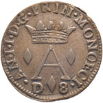 Monaco - Antoine I 1701-1731 - Dardenna, ... 