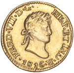 Espagne - Fernando VII 1808-1833 - 1/2 ... 