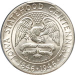 US - Half dollar 1946 Iowa Statehood ... 