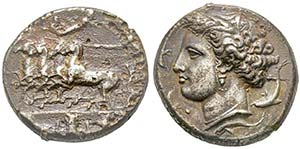 Syracuse, Dionysios I 405-395 avant ... 
