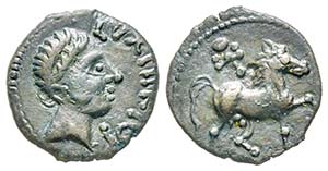 Cadurci, Bronze LVXTIIRIOS, 58-52 avant ... 