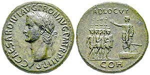 Caligula 37-41 après  J.-C.
Sestertius, ... 