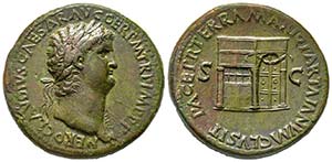Nero 54-68 
Sestertius, Rome, 65-66, AE ... 